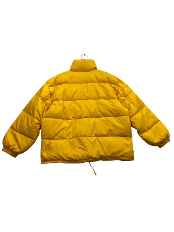 Belfe & Belfe Μπουφάν Puffer Vintage Λογότυπο Κίτρινο Ανδρικό M/L