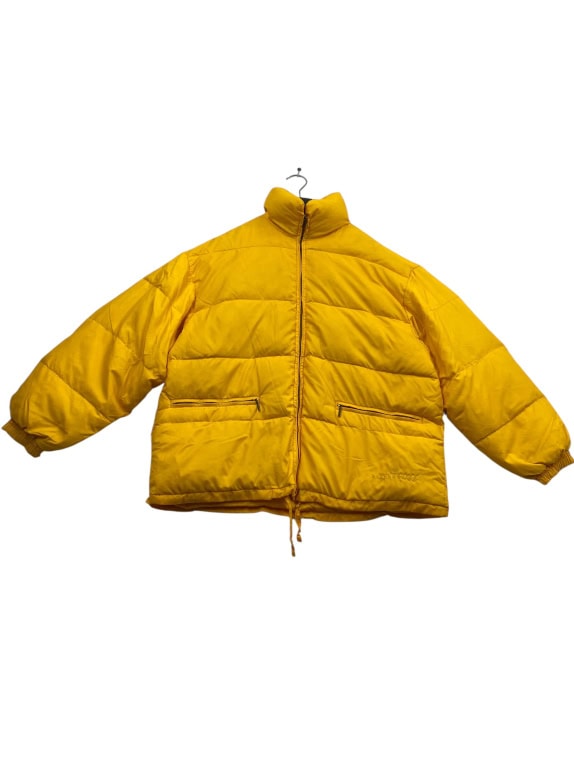 Belfe & Belfe Μπουφάν Puffer Vintage Λογότυπο Κίτρινο Ανδρικό M/L