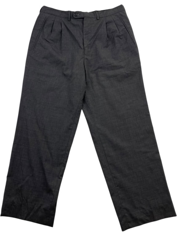 BELMAR Vintage Super 110's Wool Dress Pants Grey Men's M