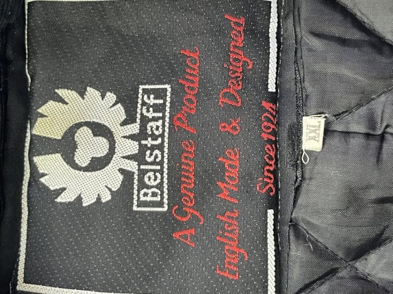 BELSTAFF GIACCA ARCHIVE NERO GRIGIO UOMO PRE OWNED XXL