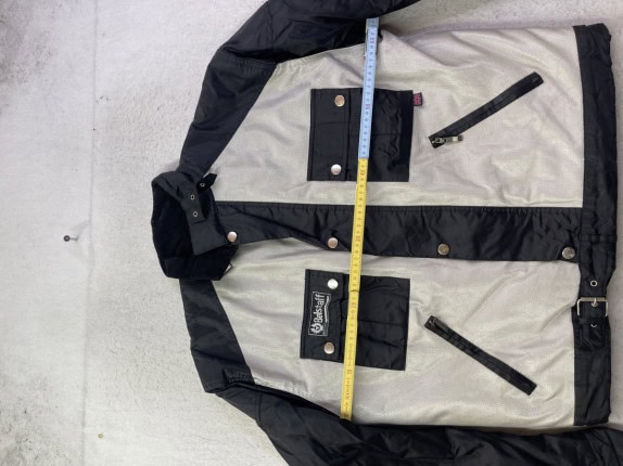 BELSTAFF GIACCA ARCHIVE NERO GRIGIO UOMO PRE OWNED XXL