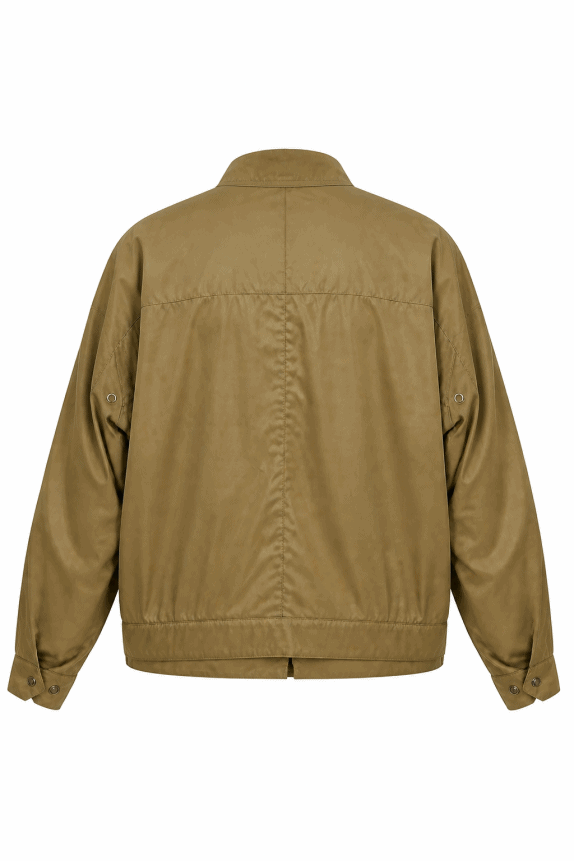 1990s BELSTAFF GIACCA UTILITY OLIVE UOMO PRE OWNED L