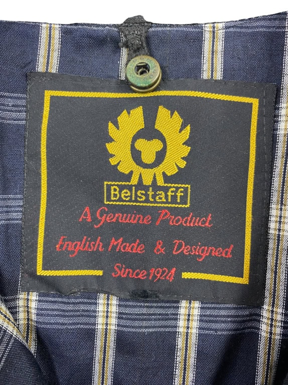 BELSTAFF GIACCA LOGO VINTAGE NERA DA UOMO L