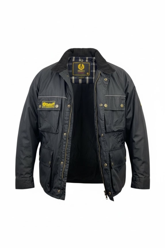 BELSTAFF JACKET VINTAGE LOGO ΜΑΥΡΟ ΑΝΔΡΙΚΟ L