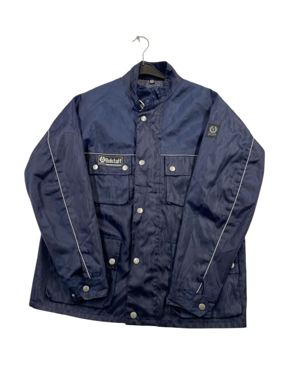 BELSTAFF JACKET VINTAGE LOGO BLUE MENS S
