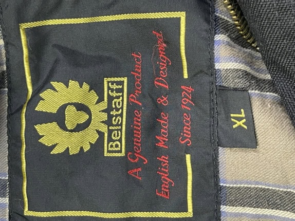 1990s BELSTAFF JACKET WORKWEAR ΜΑΥΡΟ ΑΝΤΡΙΚΟ PRE OWNED XL