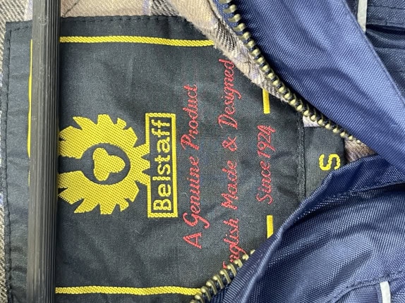 BELSTAFF GIACCA WORKWEAR BLU NAVY UOMO PRE OWNED S