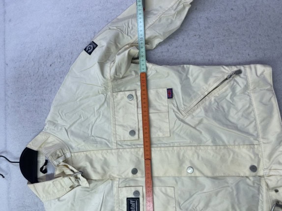 1990s BELSTAFF ΜΠΟΥΦΑΝ ΑΝΤΙ ΑΝΕΜΙΚΟ ΚΡΕΜ ΑΝΤΡΙΚΟ PRE OWNED XS