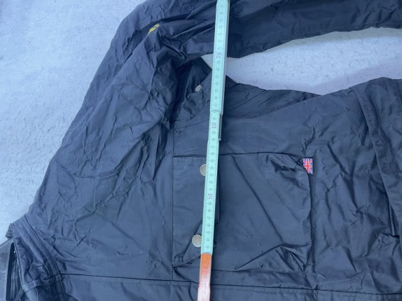 1990s BELSTAFF ΜΠΟΥΦΑΝ WAXED ΜΑΥΡΟ ΑΝΤΡΙΚΟ PRE OWNED XL
