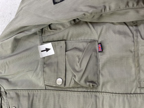 90s BELSTAFF ΜΠΟΥΦΑΝ WORKWEAR ΧΑΚΙ ΑΝΤΡΙΚΟ PRE OWNED L