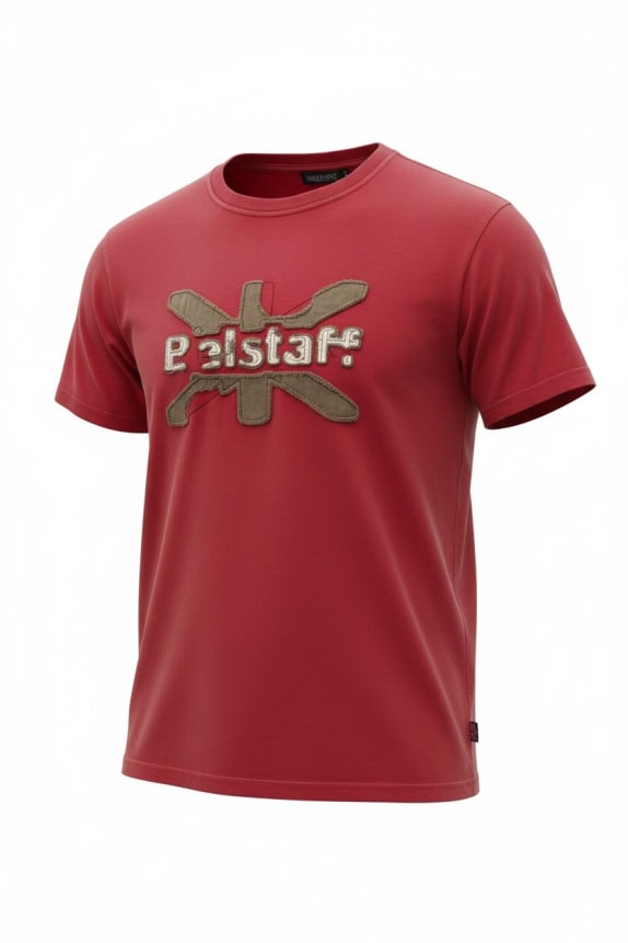 Belstaff Vintage T-Shirt Big Logo Red Men’s XXL