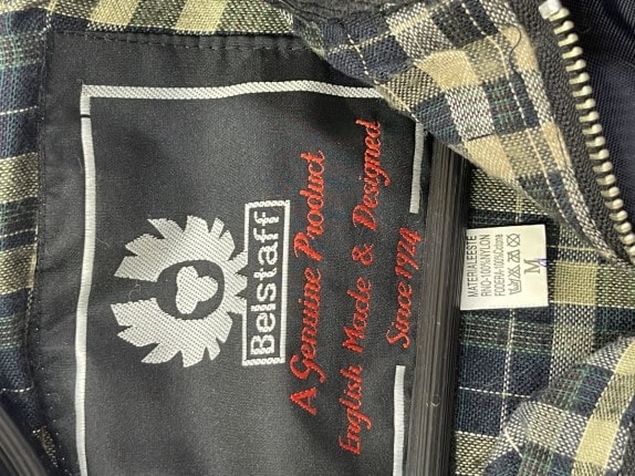 1990s BELSTAFF TRACK JACKET CLASSIC NAVY ΑΝΤΡΙΚΟ PRE OWNED M