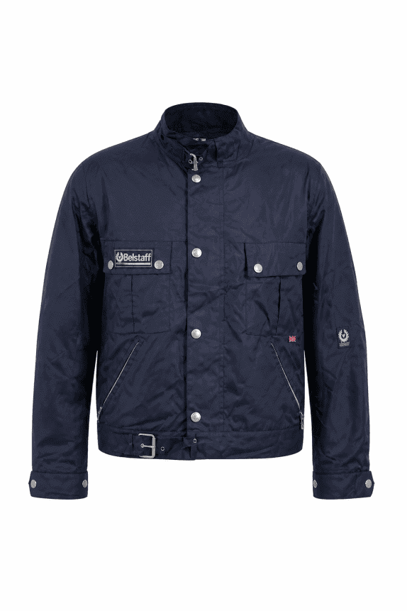 1990s BELSTAFF TRACK JACKET CLASSIC NAVY ΑΝΤΡΙΚΟ PRE OWNED M