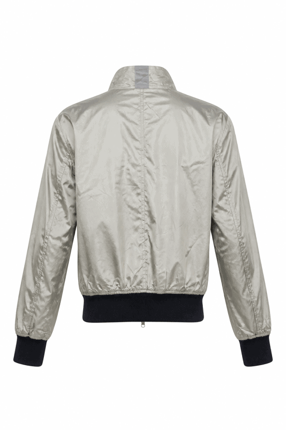 1990s BELSTAFF TRACK JACKET MINIMAL OLIVE UOMO PRE OWNED XS