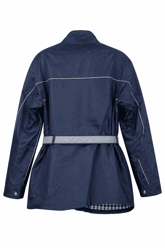 BELSTAFF JACKET ATHLETIC NAVY MEN PRE OWNED M