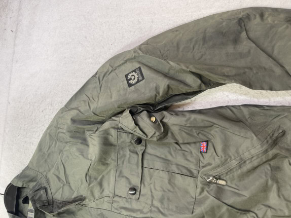 1990s BELSTAFF JACKET WAXED OLIVE MEN PRE OWNED M