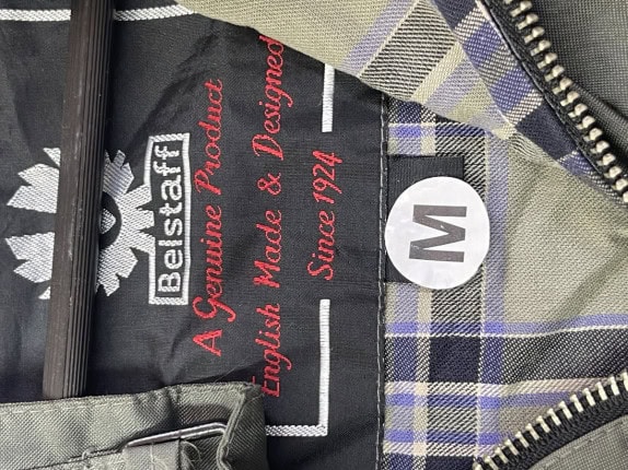 1990s BELSTAFF JACKET WAXED OLIVE MEN PRE OWNED M