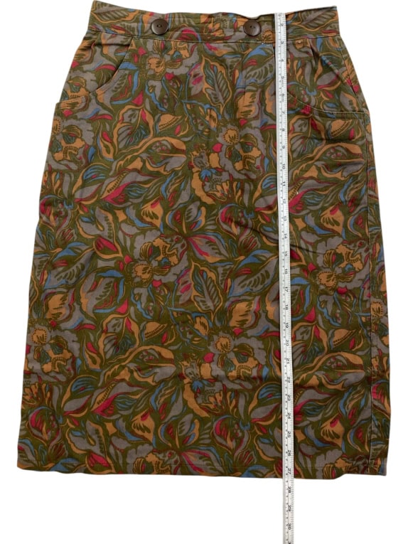 BENETTON ΦΟΥΣΤΑ 90s FLORAL ΠΟΛΥΧΡΩΜΗ ΓΥΝΑΙΚΕΙΑ S