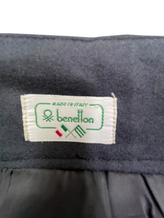 Benetton Φούστα Μαύρη Κλασική Ψηλόμεση Minimal Γυναικεία M