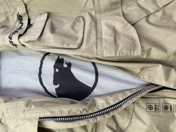 BERING MOTORCYCLE JACKET OUTDOOR BEIGE MEN PRE OWNED XL