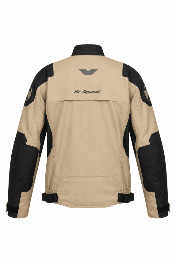 BERING MOTORCYCLE JACKET OUTDOOR BEIGE MEN PRE OWNED XL