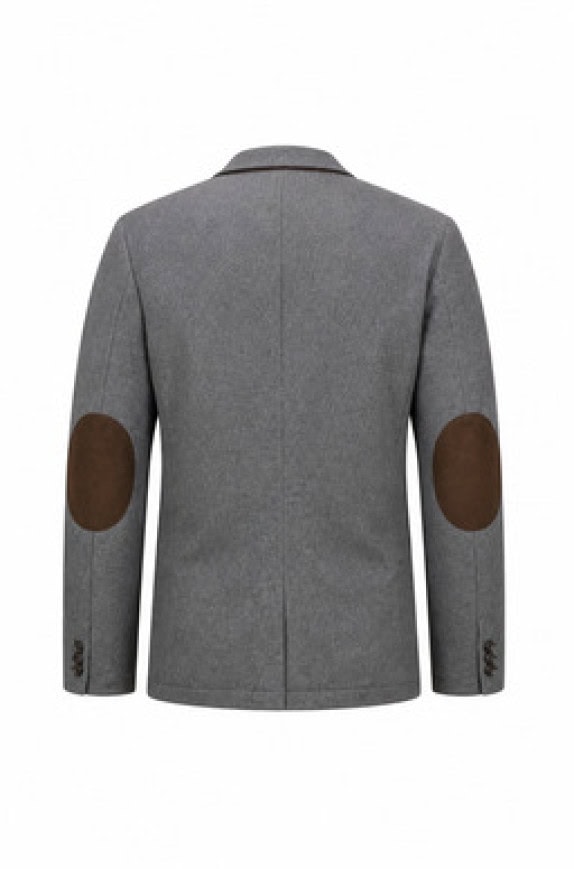 90S VINTAGE  BLAZER CLASSIC GREY MEN PRE OWNED M