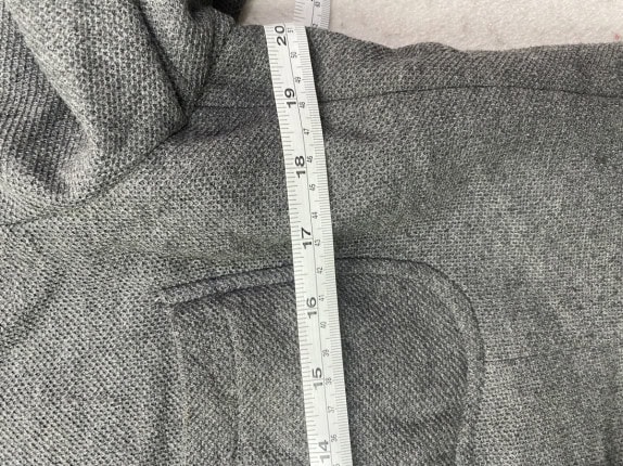 90S VINTAGE  BLAZER CLASSIC GREY MEN PRE OWNED M