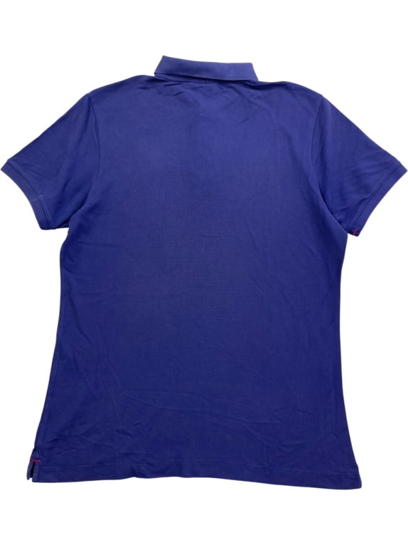 Best Company Polo T-Shirt Casual Logo Μπλε UNISEX L