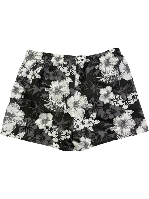 BEST COMPANY ΣΟΡΤΣ ΜΑΓΙΟ FLORAL PRINT ΜΑΥΡΟ / ΛΕΥΚΟ UNISEX XXL