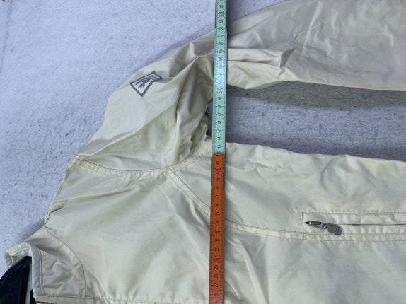 1990s BELSTAFF FOUR TRACK JACKET MINIMAL CREAM WOMEN PRE OWNED XS