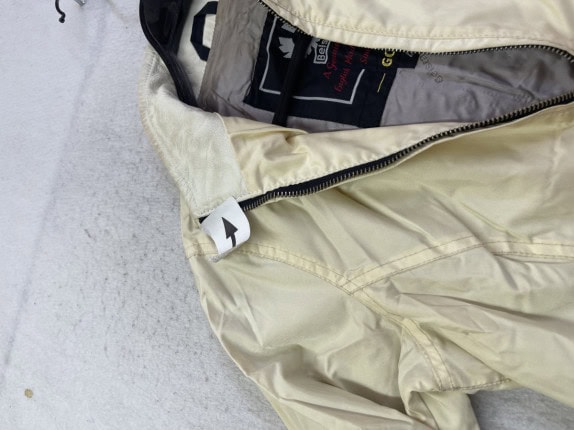 1990s BELSTAFF FOUR TRACK JACKET MINIMAL CREAM WOMEN PRE OWNED XS
