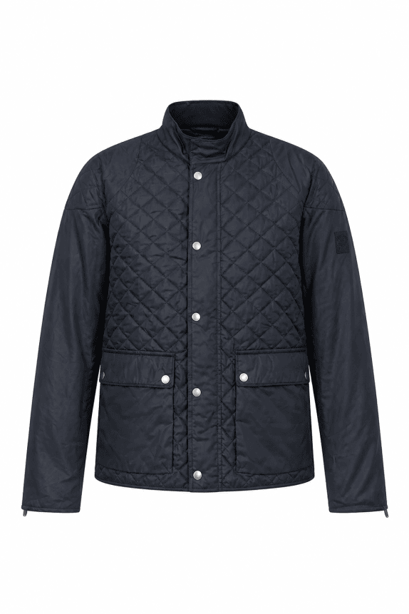 2010 BESTARD ΠΑΛΤΟ QUILTED ΜΑΥΡΟ ΑΝΤΡΙΚΟ PRE OWNED M