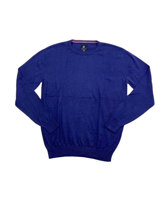 Beverly Hills Polo Club Blue Knit Sweater Men’s XXL