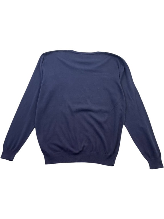 BEVERLY HILLS POLO CLUB ΠΟΥΛΟΒΕΡ V NECK MINIMAL NAVY ΑΝΤΡΙΚΟ PRE OWNED L