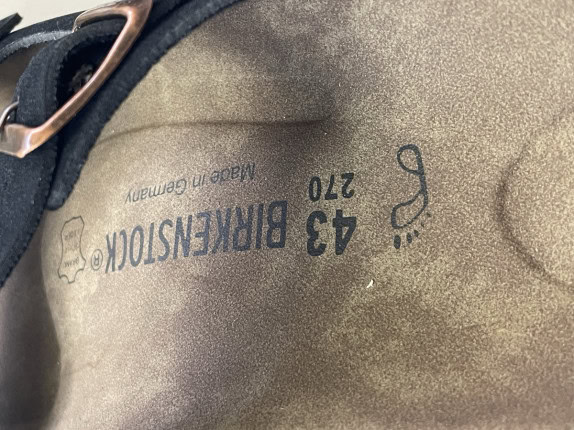 BIRKENSTOCK ΠΑΝΤΟΦΛΕΣ MINIMAL ΜΑΥΡΟ ΑΝΤΡΙΚΟ PRE OWNED EU 43