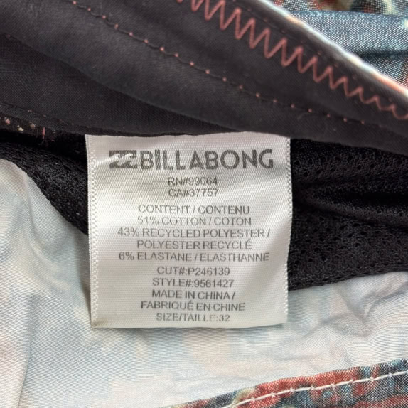 BILLABONG PANTALONCINI DA BAGNO RETRO BLU UNISEX USATO