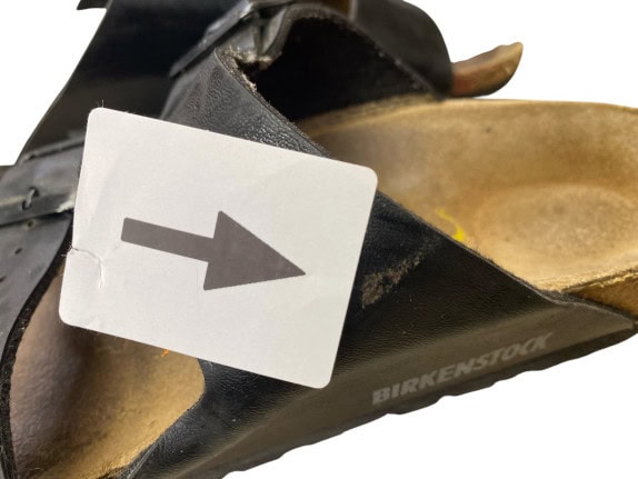 Birkenstock Arizona Black Leather Double Strap Sandals Unisex EU 36