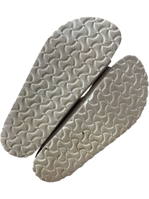 Birkenstock Arizona Μπεζ Snakeskin Διπλό Λουράκι Σανδάλια Unisex EU 40