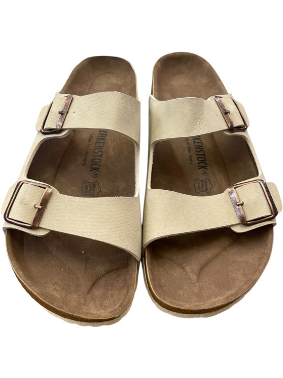 BIRKENSTOCK ARIZONA ΣΑΝΔΑΛΙΑ MINIMAL CREAM UNISEX PRE OWNED EU 43
