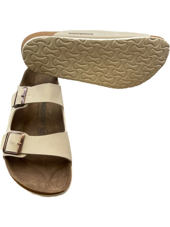 BIRKENSTOCK ARIZONA ΣΑΝΔΑΛΙΑ MINIMAL CREAM UNISEX PRE OWNED EU 43