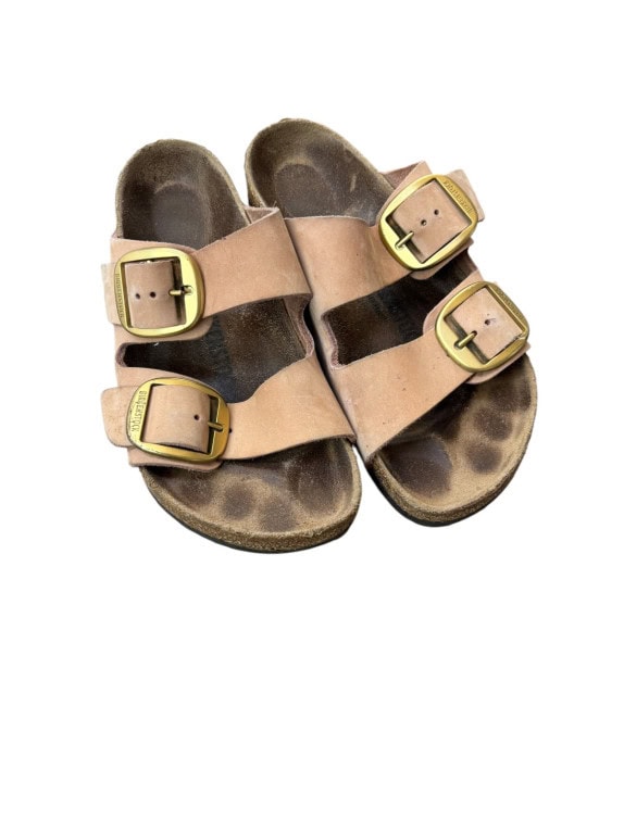 BIRKENSTOCK ARIZONA ΣΑΝΔΑΛΙΑ MINIMAL ΜΠΕΖ UNISEX PRE OWNED