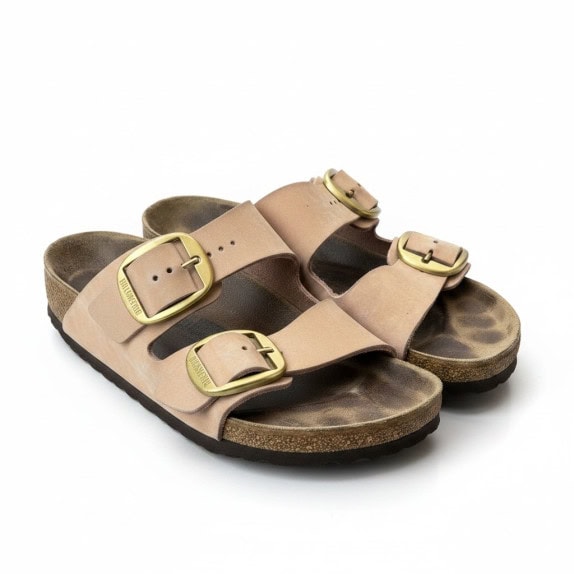 BIRKENSTOCK ARIZONA ΣΑΝΔΑΛΙΑ MINIMAL ΜΠΕΖ UNISEX PRE OWNED