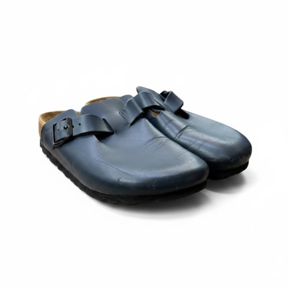 BIRKENSTOCK CLOG CLASSIC NAVY UNISEX PRE OWNED EU 36