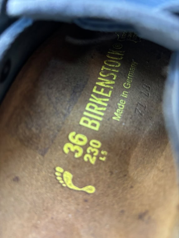 BIRKENSTOCK CLOG CLASSIC NAVY UNISEX PRE OWNED EU 36