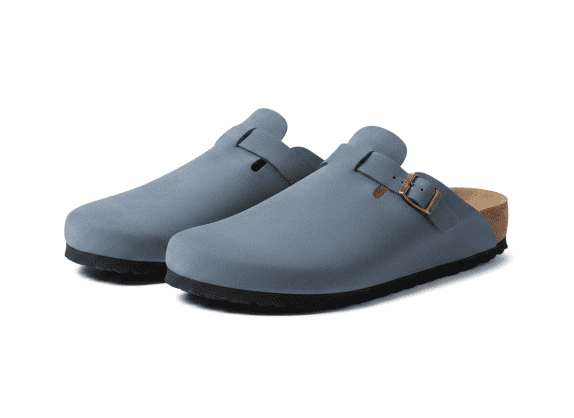 BIRKENSTOCK CLOGS MINIMAL ΜΠΛΕ ΑΝΤΡΙΚΟ PRE OWNED EU 45