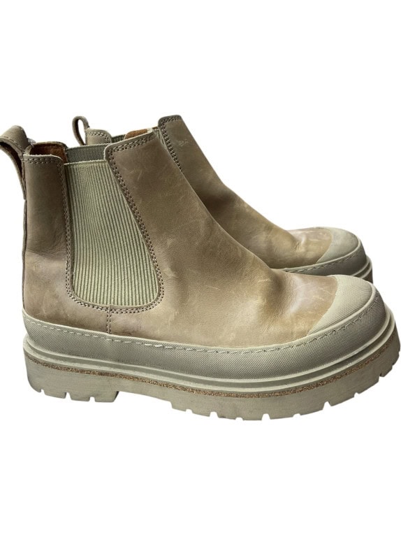 BIRKENSTOCK Stivaletti Chelsea in pelle beige 38