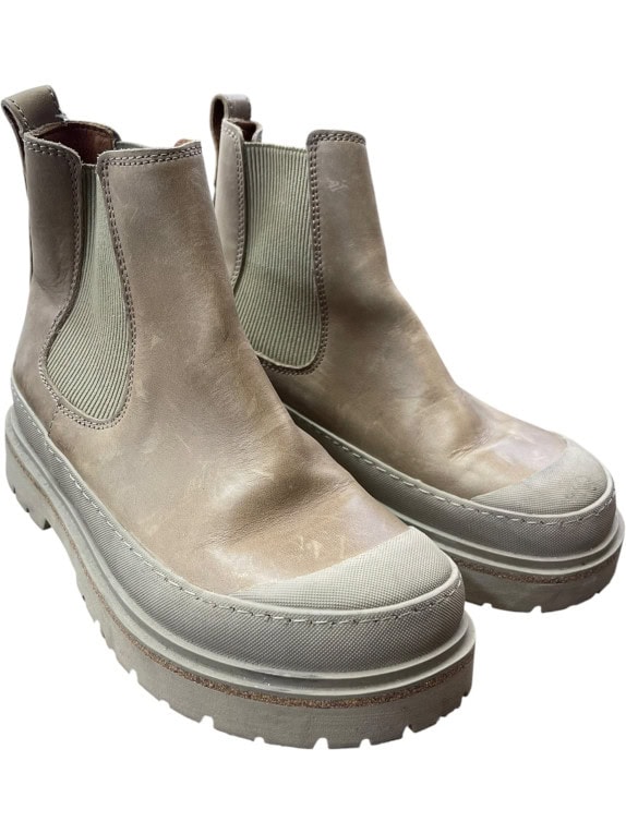 BIRKENSTOCK Stivaletti Chelsea in pelle beige 38