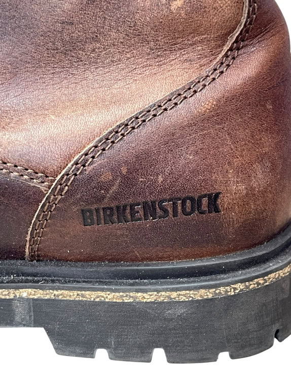 BIRKENSTOCK Δερμάτινα Μποτάκια Casual Καφέ Με Κορδόνια Ανδρικά 38