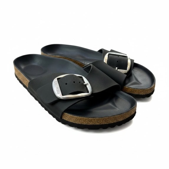 BIRKENSTOCK ΔΕΡΜΑΤΙΝΑ ΣΑΝΔΑΛΙΑ CLASSIC ΜΑΥΡΟ UNISEX PRE OWNED EU 37
