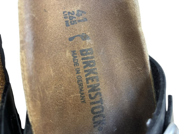 BIRKENSTOCK MADRID ΣΑΝΔΑΛΙΑ MINIMAL ΜΑΥΡΟ ΓΥΝΑΙΚΕΙΟ PRE OWNED EU 38